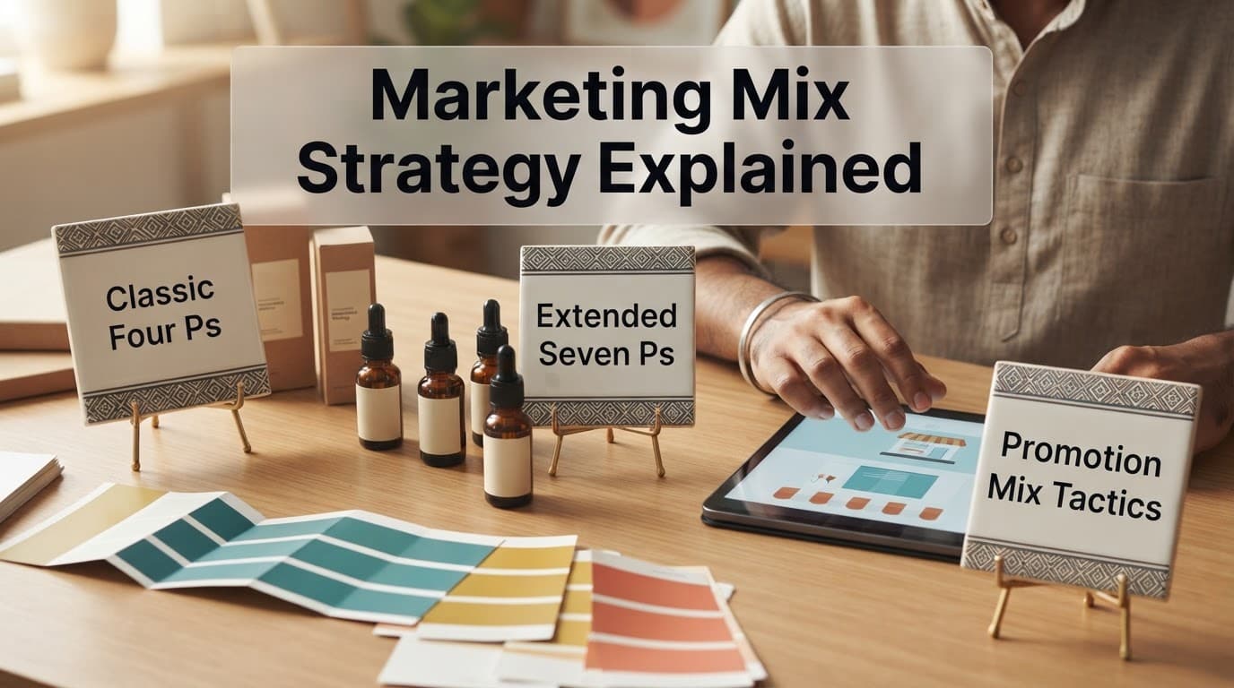 Marketing Mix Explained: Frameworks, 4 Ps vs. 7 Ps, and Promotion Mix Strategy